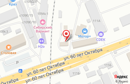 Гласс Дизайн на улице 60 лет Октября на карте
