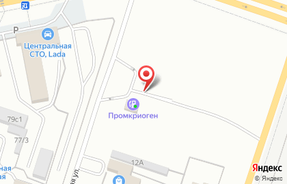 АГЗС на Новопромышленной улице на карте