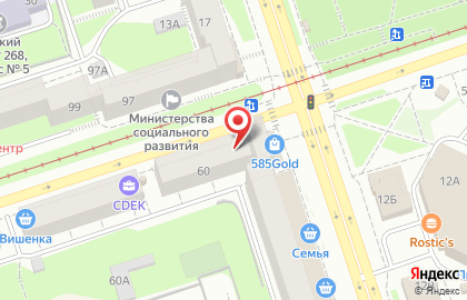 Аптека Планета Здоровья на Петропавловской улице, 60 на карте