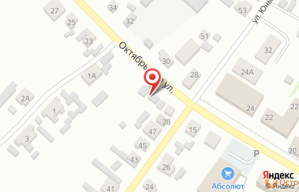 Автомойка LUX на Октябрьской улице на карте