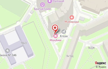 Образовательный центр Юниум на метро Проспект Большевиков на карте