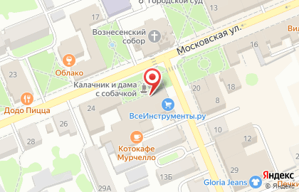 АКБ Металлинвестбанк на Московской улице на карте