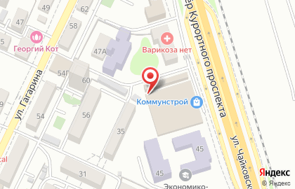 Бистро Хабиби на улице Чайковского на карте