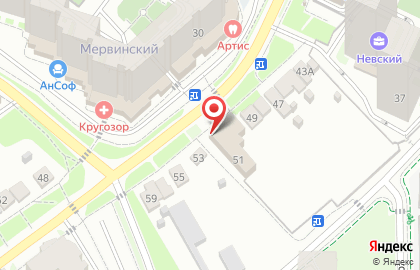 Магазин ЦветОК на Мервинской улице на карте