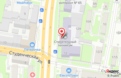 Автошкола Центр-А на проспекте Гагарина на карте