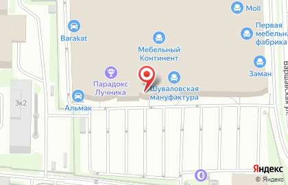 Салон мебели Geniuspark на Варшавской улице на карте