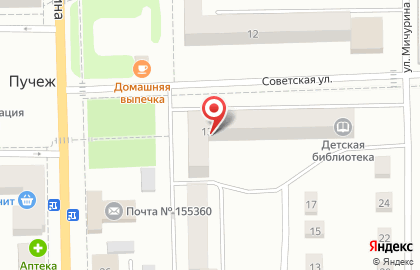 Краеведческий музей Пучежского муниципального района на карте
