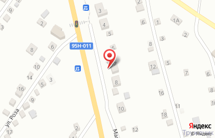 Магазин Мицар на Малиновой улице на карте