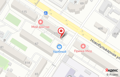 Сервисный центр Честный сервис на Новобульварной улице на карте