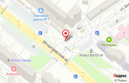 Салон оптики Социальная оптика в Благовещенске на карте
