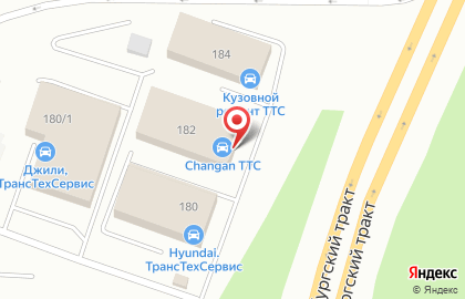 Официальный дилер Mazda ТрансТехСервис в Кировском районе на карте