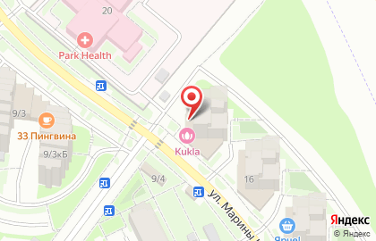 Магазин Kruger Haus на улице Марины Цветаевой на карте