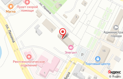 Союз ломбардов на площади Ленина на карте