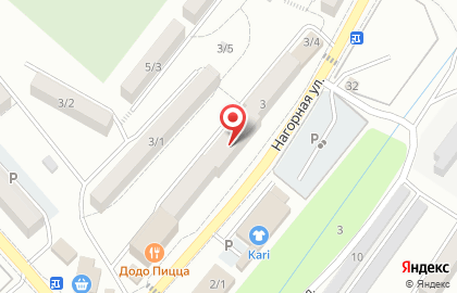 Парикмахерская Апельсин на Нагорной улице на карте