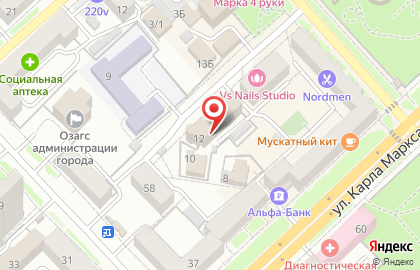 Многолестниц на карте