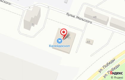 Строительный магазин Калейдоскоп на карте