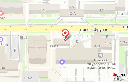 Магазин алкогольной продукции Бочка на проспекте Фрунзе на карте
