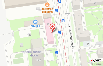 Городская страховая медицинская компания на Кронштадтской улице на карте
