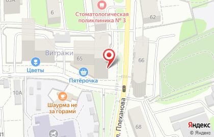 Торгово-сервисная компания Цветы и Сервис в Дзержинском районе на карте