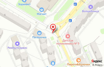 Киоск по продаже мясной продукции, ОАО Унипром на карте