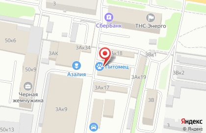 Зоомагазин Питомец на улице Бекетова на карте