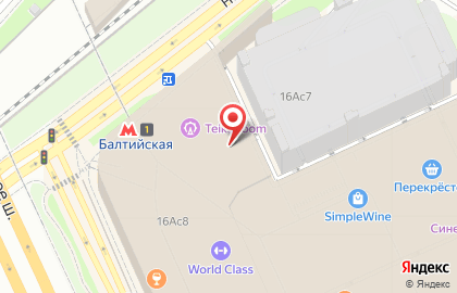 Ремонтная мастерская в Войковском районе на Ленинградском шоссе на карте