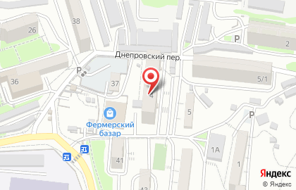 Торговая компания Техзапчасть в Первореченском районе на карте