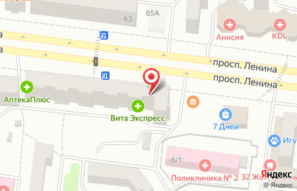 Банкомат Банк Уралсиб в Октябрьском на карте