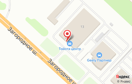 Автосалон Тойота Центр Оренбург в Дзержинском районе на карте