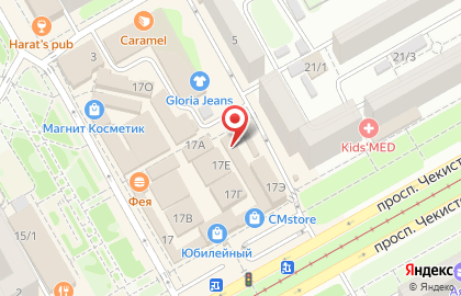 Ювелирный магазин Анастасия на проспекте Чекистов на карте