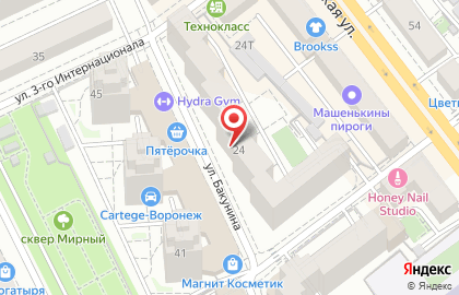 Магазин разливного пива Пивзавод 36 в Ленинском районе на карте