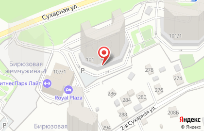 Детский клуб Бэби Дом на Сухарной улице на карте