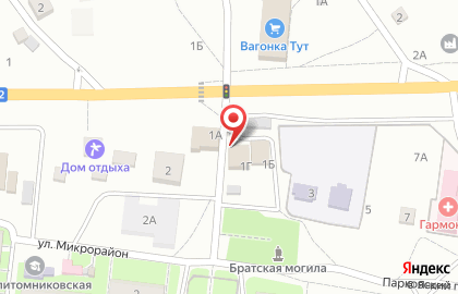 Продуктовый магазин Заречье в Волгограде на карте
