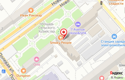 Ресторан Smoky People на Ново-Садовой улице на карте