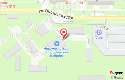 Кондитерская фабрика Новомосковск на карте