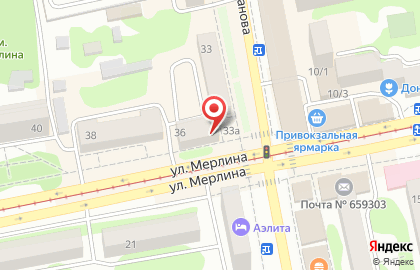 Парикмахерская Стайлинг на улице Петра Мерлина на карте