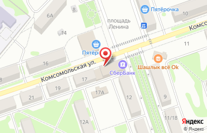 Русь на Комсомольской на карте