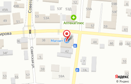 Супермаркет Дикси на улице Кирова на карте