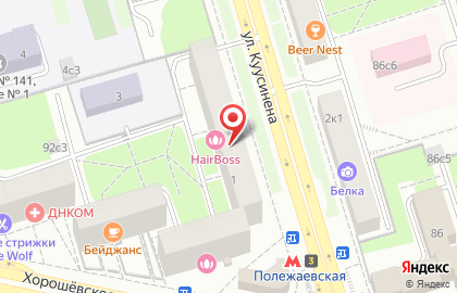 Медицинская лаборатория NovaScreen на улице Куусинена на карте