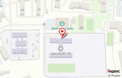 Средняя общеобразовательная школа №18 во Владивостоке на карте