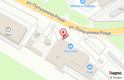 Автосалон SUZUKI Сим Авто Ярославль на улице Полушкина Роща на карте