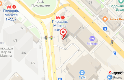 Микрокредитная компания Финтерра на площади Карла Маркса на карте