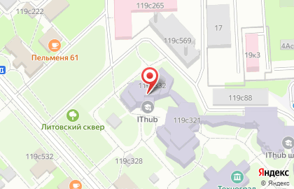 Колледж международного уровня IThub на карте