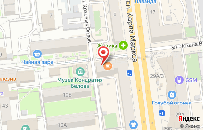 Аптека эконом-класса Мелодия здоровья на проспекте Карла Маркса на карте