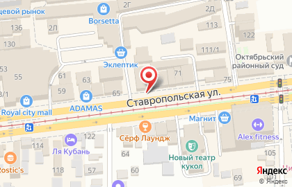 Ювелирный салон Руссо на ​Ставропольской улице, 67/2 на карте