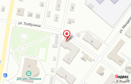 Парикмахерская Глянец на улице Менделеева на карте