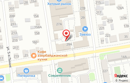 Киоск по ремонту обуви, Октябрьский округ на Ипподромной улице на карте
