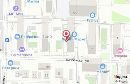 ТриО, ООО Теплостройсервис на Казбекской улице на карте