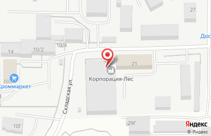 Альфатрейд на Складской улице на карте