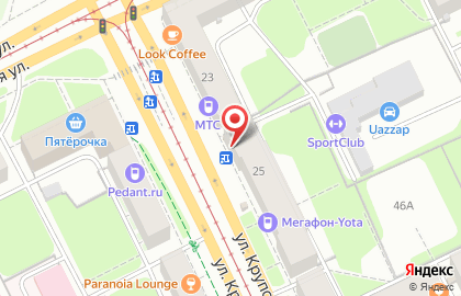 Кафе,суши-бар Дока Пицца в Мотовилихинском районе на карте